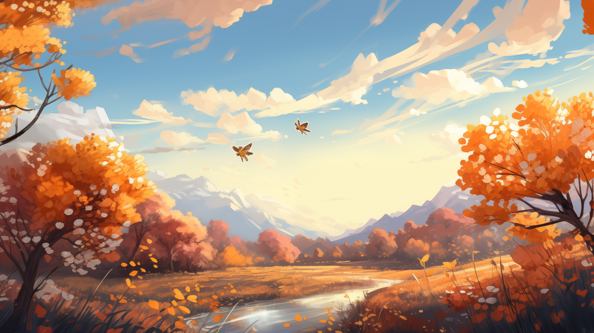 immagine di un paesaggio autunnale