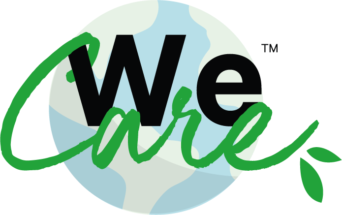 logo wecare con mondo